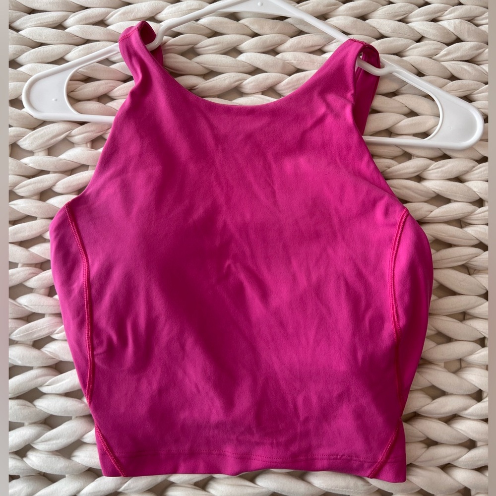 Lululemon pink high neck align tank